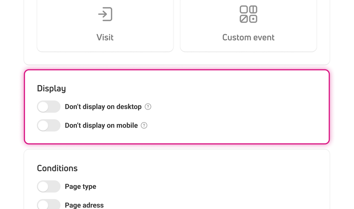 Wyświetlanie bannerów i popupów według typu urządzenia